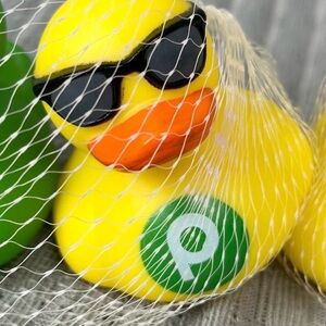 Yellow Duck Action Figure with Sunglasses